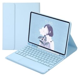 Royal Bailey Ts12c Funda Con Bluetooth Teclado Para Ipad 10.2(2021/2020/2019)/ipad Air 10.5/ipad Pro 10.5 Azul