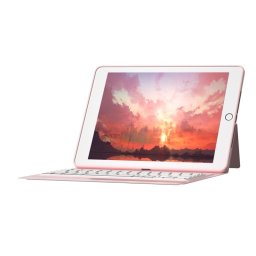 Royal Bailey T1086 Funda Con Bluetooth Teclado Para Ipad Air 11(2024)/ipad Air 5 10.9(2022)/ipad Air 4 10.9(2020)/ipad Pro 11(2022/2021/2020/2018) Rosa