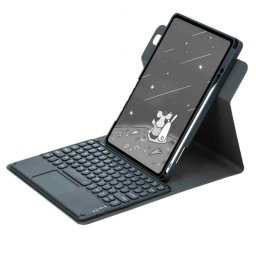Royal Bailey Pd-e12 Funda Con Bluetooth Teclado Para Ipad 10.2(2021/2020/2019)/ipad Air 10.5/ipad Pro 10.5 Negro
