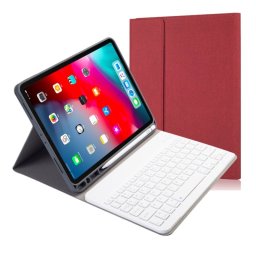 Royal Bailey Rk11 Funda Con Bluetooth Teclado Para Ipad Air 11(2024)/ipad Air 5 10.9(2022)/ipad Air 4 10.9(2020)/ipad Pro 11(2022/2021/2020/2018) Rojo