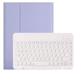 Royal Bailey Ym131 Funda Con Bluetooth Teclado Para Ipad Air 13(2024)/ipad Pro 12.9(2022/2021/2020/2018) Morado
