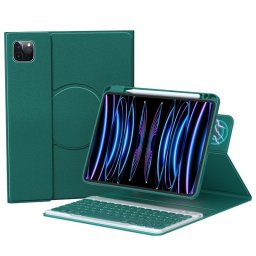 Royal Bailey Hd102 Funda Con Bluetooth Teclado Para Ipad 10.2(2021/2020/2019)/ipad Air 10.5/ipad Pro 10.5 Verde