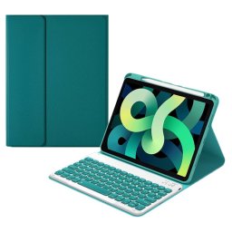 Royal Bailey Hf11 Funda Con Bluetooth Teclado Para Ipad Air 11(2024)/ipad Air 5 10.9(2022)/ipad Air 4 10.9(2020)/ipad Pro 11(2022/2021/2020/2018) Verde