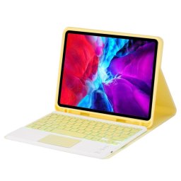 Royal Bailey Ps11t Funda Con Bluetooth Teclado Para Ipad Air 11(2024)/ipad Air 5 10.9(2022)/ipad Air 4 10.9(2020)/ipad Pro 11(2022/2021/2020/2018) Amarillo