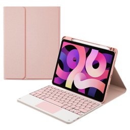 Royal Bailey Hk11c Funda Con Bluetooth Teclado Para Ipad Air 11(2024)/ipad Air 5 10.9(2022)/ipad Air 4 10.9(2020)/ipad Pro 11(2022/2021/2020/2018) Rosa