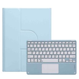 Royal Bailey Pd-c12-1 Funda Con Bluetooth Teclado Para Ipad 10.2(2021/2020/2019)/ipad Air 10.5/ipad Pro 10.5 Azul
