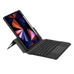 Royal Bailey Sx12c Funda Con Bluetooth Teclado Para Ipad 10.2(2021/2020/2019)/ipad Air 10.5/ipad Pro 10.5 Negro