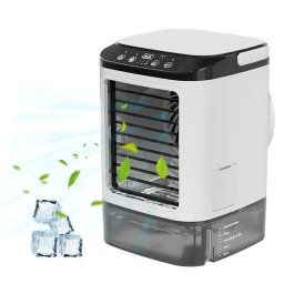 Mini Ventilador Portátil Autrucker 3 Velocidades Nebulizador Luz LED 900ml Silencioso USB