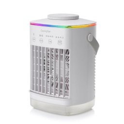 Mini Ventilador de Sobremesa Autrucker 7W 4 Velocidades Nebulizador Luz Ambiental USB Silencioso