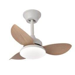 Ventilador de Techo con Luz Autrucker 40W 65cm 6 Velocidades Motor DC Mando y App Función Invierno