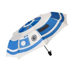 Paraguas Star Wars R2-D2 Tamaño Completo Octógono Azul y Blanco
