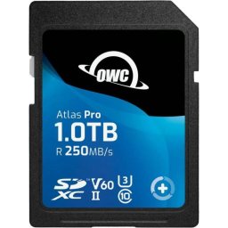 Memoria flash Halasal OWC Atlas Pro 1 TB SDXC UHS-II V60 resistente
