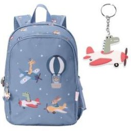Mochila Mediana Planes + Llavero Monneka Tutete