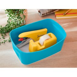 Portarrollo sobremesa leitz cosy plastico para cintas 33 m color amarillo