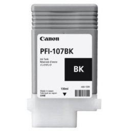 Cartucho de tinta Canon PFI-107BK Negro pigmento 130 ml