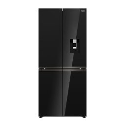 Frigorífico Cuatro Puertas Haier HCKR7819DWGB No Frost 190cm 459L D Negro