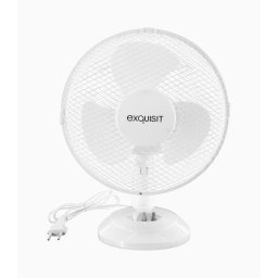 Ventilador de Sobremesa Exquisit VT 33056 we 30W 2 Velocidades Oscilante Inclinable Blanco