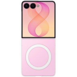 Funda para móvil Samsung Magnética Transparente para Galaxy Z Flip8