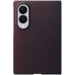 Funda para móvil Samsung Magnética Fibra de carbono Violeta para Galaxy Z Fold8