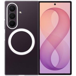 Funda para móvil Samsung Magnética Silicona Transparente para Galaxy Z Fold8 Ultra