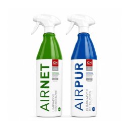 Pack limpiador aire acondicionado Bilake AIRNET + AIRPUR 2x750 ml higienizante y eliminador de olores