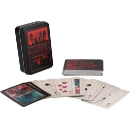Baraja de cartas Paladone Stranger Things caja metálica