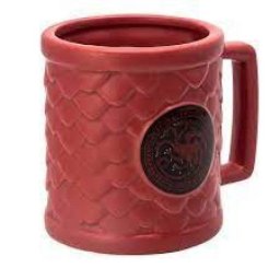 Taza 3D Escamas Dragón Targaryen Juego De Tronos Cerámica 500 ml