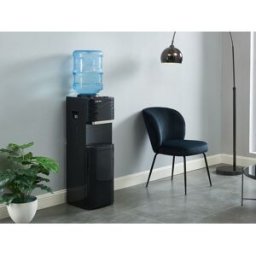 Unique Fuente de agua bombona - agua fría/caliente - 11 /18L - Negro - FORTEX