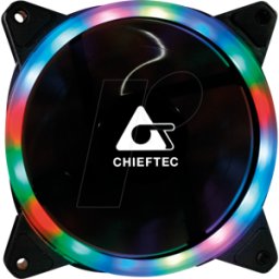 CFT AF-12RGB - Ventilador de carcasa Chieftec RGB, 120x120x25 mm