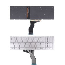 Teclado Para Portátil Hp Pavilion 15-bs Retroiluminado Plata
