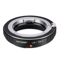 Anillo adaptador K&F Concept Leica M a Nikon Z Montura Manual Enfoque Infinito