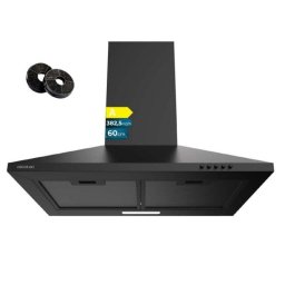 Campana extractora Cecotec Bolero Flux PM 604000 Black A extracción 60 cm LED eficiente