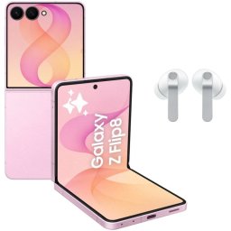 Samsung Galaxy Z Flip8 5G 12GB 256GB 6.9" Rosa + Auriculares Galaxy Buds4 Pro Blancos
