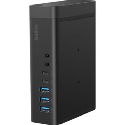 Estación de acoplamiento Belkin Connect Universal 16 puertos 140W Negro