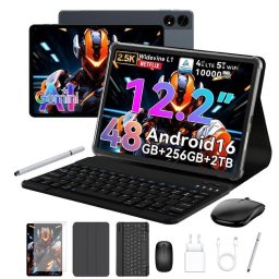 Tablet ExcitPower T60 WiFi + 4G 12,2" 12GB 256GB Gris con Teclado y Stylus Pen