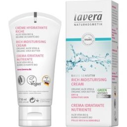 Lavera Basis Sensitiv Crema Hidratante Rica 50 ml