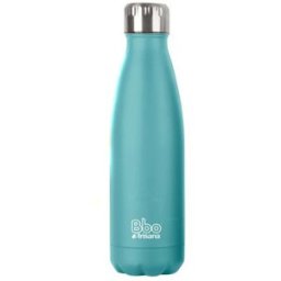 Irisana Botella Bbo Termo Acero Inoxidable y Funda 750 ml Turquesa