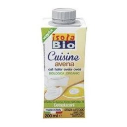 IsolaBio Crema de Cocinar Bio 200 ml Avena