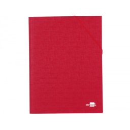 Carpeta clasificadora liderpapel 12 departamentos folio prolongado carton forrado color rojo