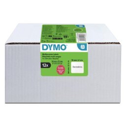 Rollo de etiquetas DYMO LabelWriter 54x70mm 12 rollos 3840 etiquetas autoadhesivas