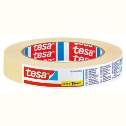 Cinta de pintor Tesa 05286 Beige 50 m x 19 mm