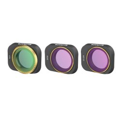 Set de Filtros CPL+ND8+ND16 Sunnylife para DJI Mini 3 Pro