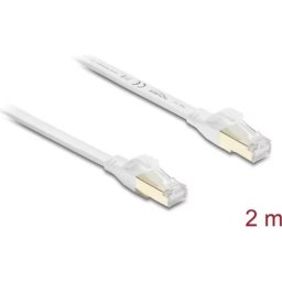 Cable de red Delock RJ45 Cat.8.1 U/FTP 2 metros blanco
