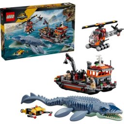 LEGO Jurassic World Ataque del Mosasaurio al Barco 77983 703 piezas
