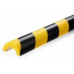 Cantonera de pared Durable Poliuretano Negro Amarillo 1000 mm x 50 mm