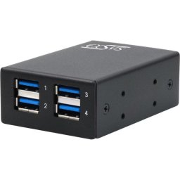 Hub Exsys 4 puertos 5 Gbit/s modelo EX-11240HMS con montaje industrial