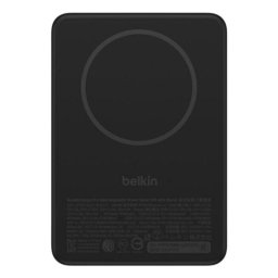 Batería externa Belkin 5000 mAh Qi2 MagSafe Negro