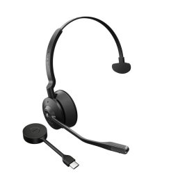 Auriculares inalámbricos Jabra Engage 55 para oficina, con micrófono, cancelación de ruido, titanio y negro, protección auditiva