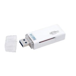 Lector de tarjetas LogiLink CR0034 USB 3.2 Gen 1 Blanco Plug and Play