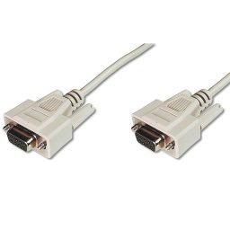 Digitus Cable VGA Hembra/Hembra 3m Beige